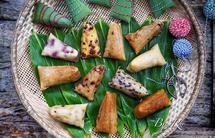 11种口味的粽子.咸粽.甜粽-附粽子包法