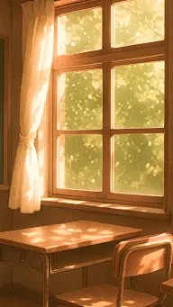 高考实景感光影课桌教室背景