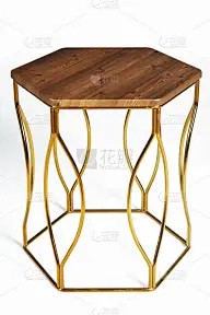 桌子,分离着色,边几,茶几,垂直画幅,褐色,小的,木制,无人,白色背景