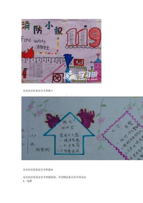 居家安全防火防电手抄报 居家安全手抄报