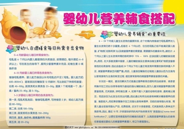 婴幼儿营养辅食搭配图片