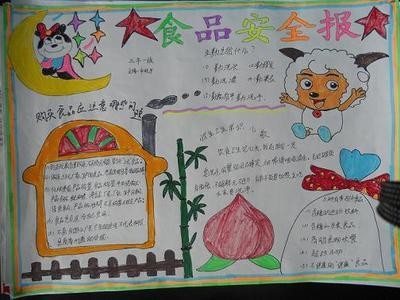 食物的安全知识手抄报 安全知识手抄报