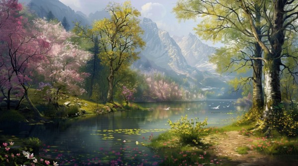 小区绿化30%算高吗 河边的垂柳像什么