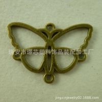 合金28*24mm 0.86g 镂空蝴蝶吊坠 服饰配件 DIY配件 JXO10352