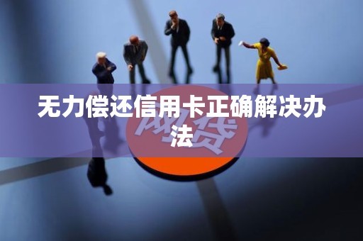 无力偿还信用卡正确解决办法