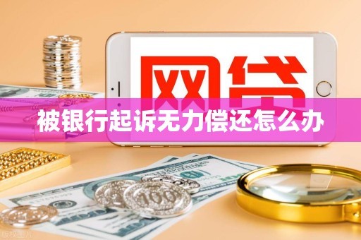 被银行起诉无力偿还怎么办