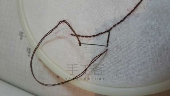 可爱小刺绣之小仙子 第2步