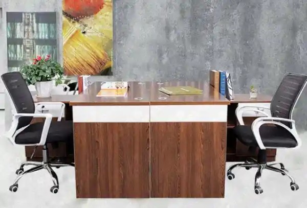 服务大厅窗口办公桌对桌 收费窗口办公桌柜一体面对面-产品缩略图