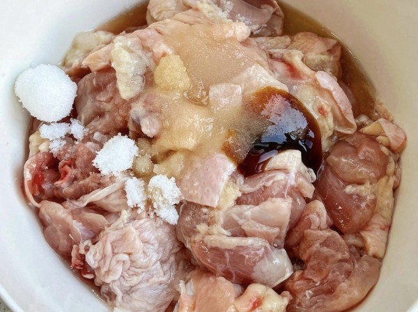 鸡胸肉腌制过程