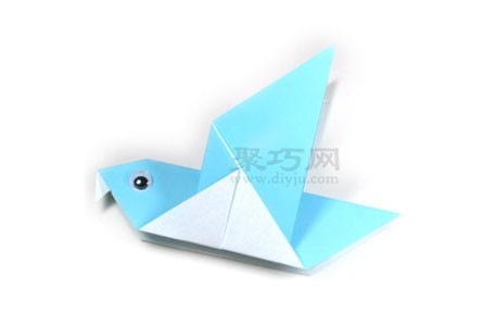 手工折纸鸽子步骤图解