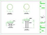 垃圾桶花坛树池与座凳cad施工图下载