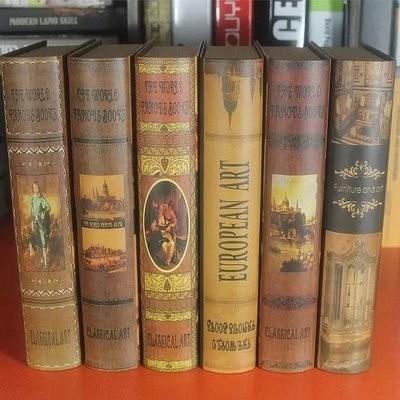 复古仿真书籍 客厅卧室摆饰个性装饰酒吧咖啡馆 餐厅摆饰个性赠品