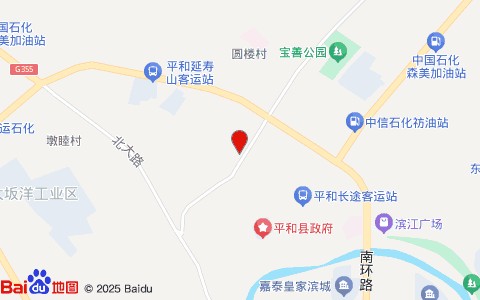 嘉点新能源尾气清洁剂平和总代理位置示意图