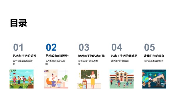 艺术教育的生活应用模板_第2页