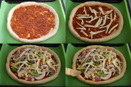 新玩具使用报告——蘑菇培根批萨