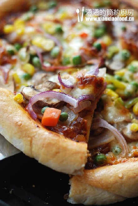 新玩具使用报告——蘑菇培根批萨