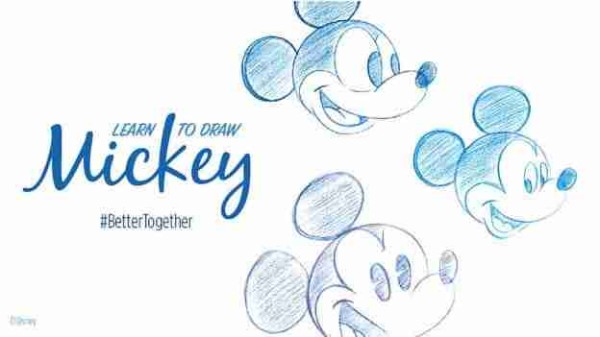 在线美术课：Learn to Draw Mickey Mouse Tutorials