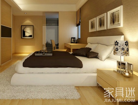 简洁又实用的卧室家具