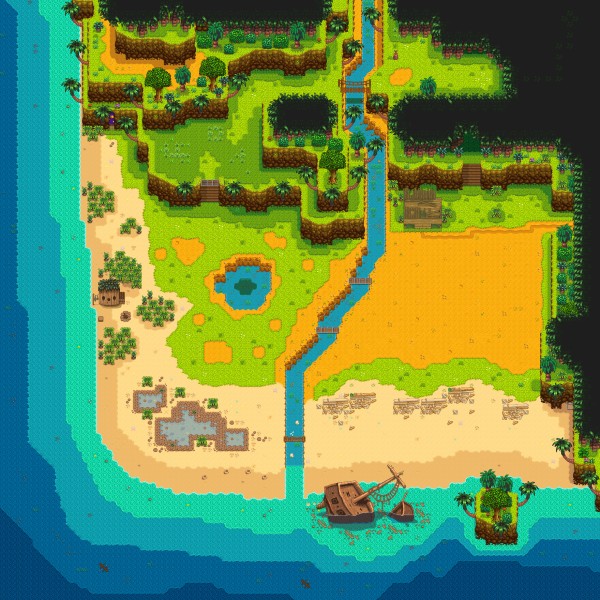 姜岛农场地形规划