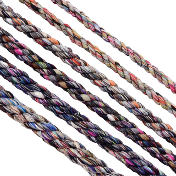 捆绑绳耐磨尼龙编织闪电客大棚压膜绳手工编制货车绳子