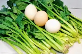 菠菜炒鸡蛋，没想到顺手一做，如此快速好吃，低卡减脂餐视频封面