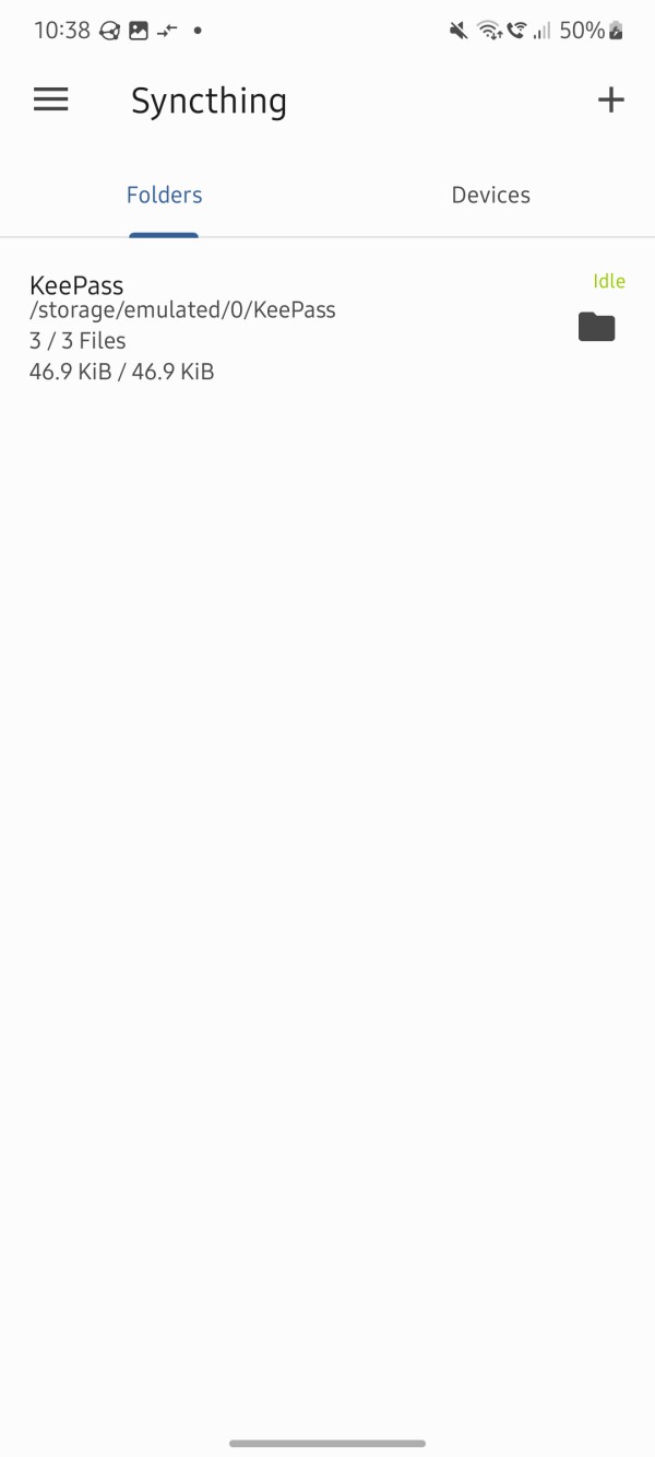 文件夹管理界面