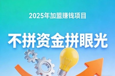 2025年加盟赚钱项目,不拼资金拼眼光