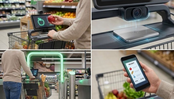 免结账的计算机视觉智能购物车