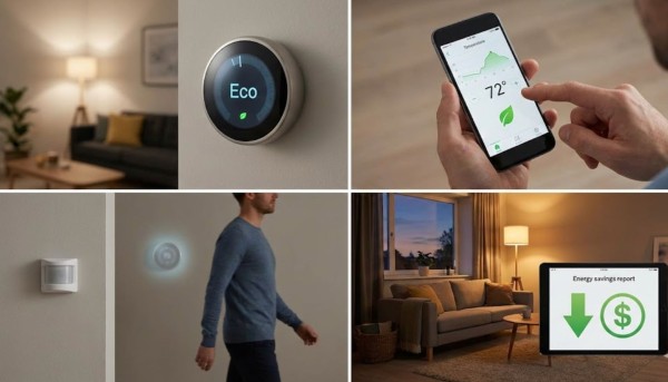 学习您的日常习惯的智能恒温器与家庭能源人工智能