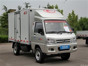 福田箱货车、后双轮车厢3.1米