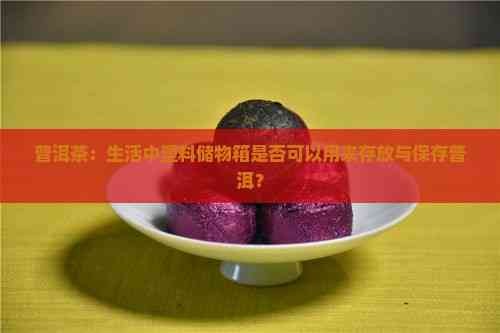 普洱茶：生活中塑料储物箱是否可以用来存放与保存普洱？