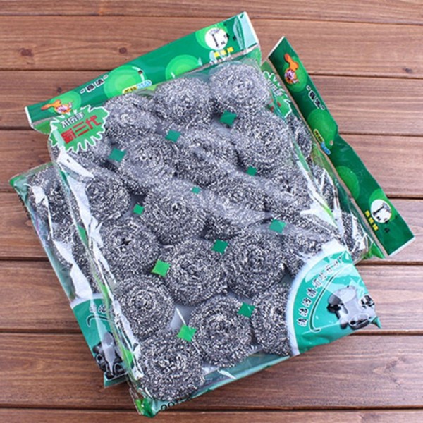 居家厨房用品 不生锈钢丝球 清洁球 清洁刷超值装20个25个装