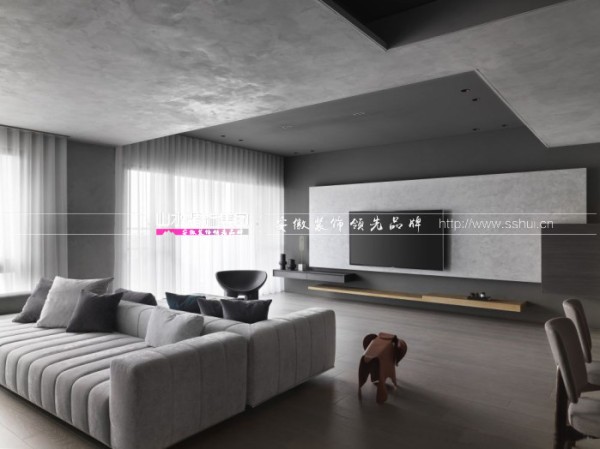 四种不同风格客厅案例图，你家可以照着装