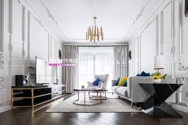 四种不同风格客厅案例图，你家可以照着装