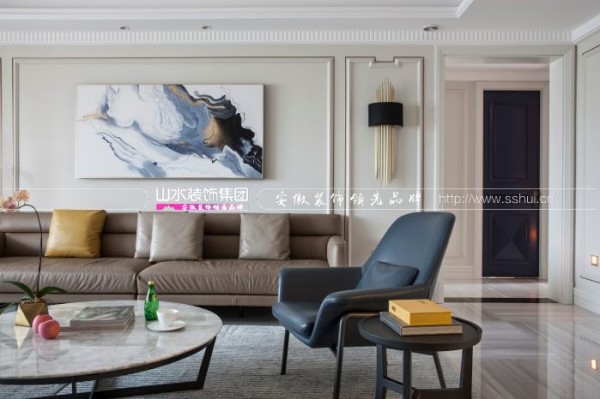 四种不同风格客厅案例图，你家可以照着装