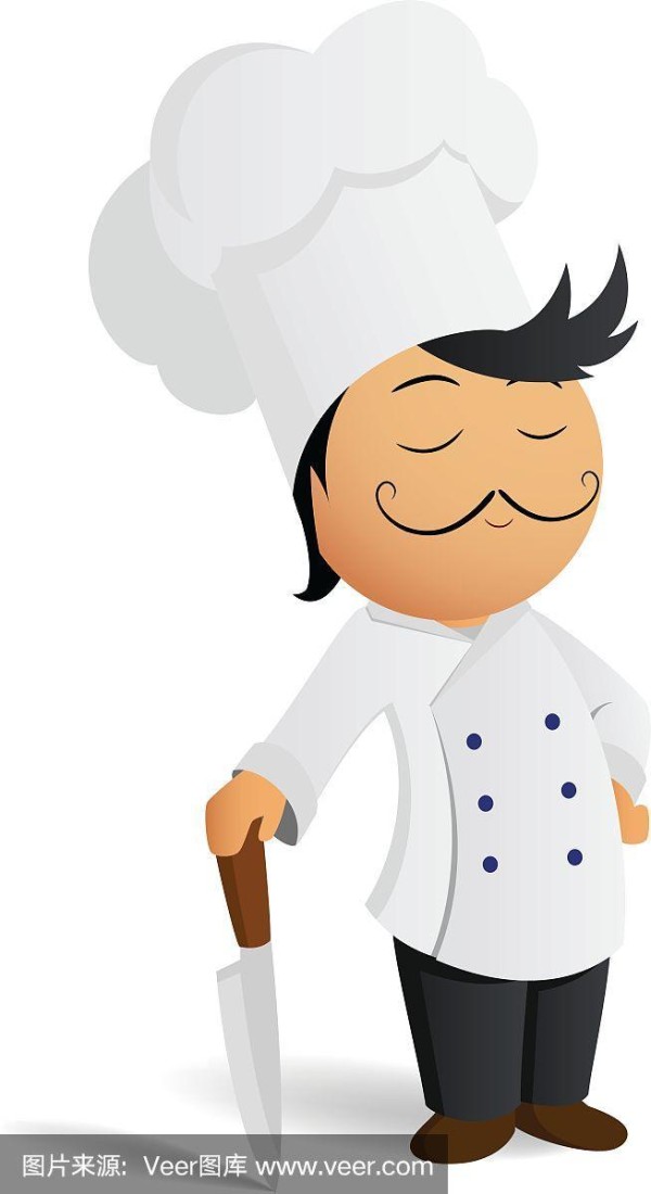 卡通厨师