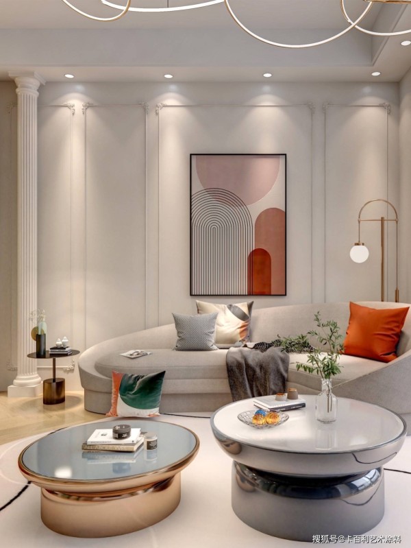 卧室艺术漆背景墙效果图-卧室床头艺术漆装修效果图_卧室_床头_艺术