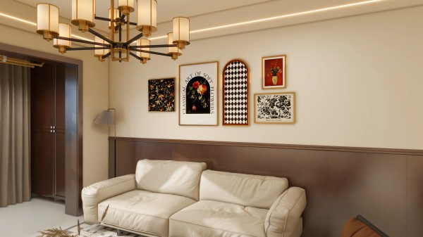 室内装饰墙板-客餐厅