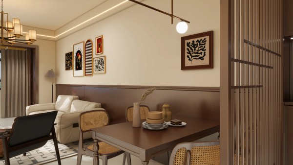 室内装饰墙板-客餐厅