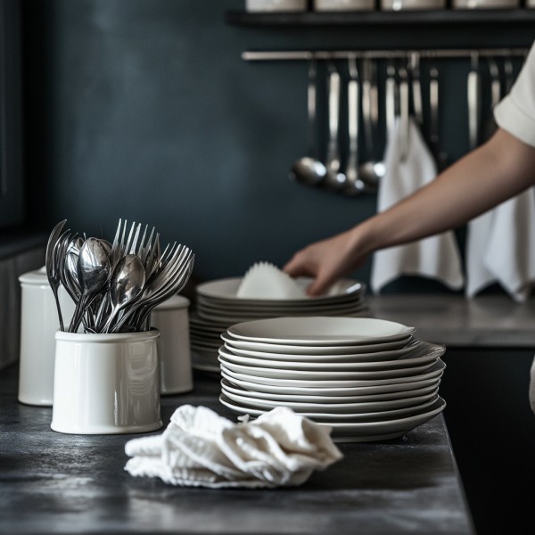 骨瓷餐具清潔技巧：如何去除頑固污漬並保持光澤