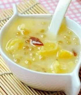  西米百合橘子粥 