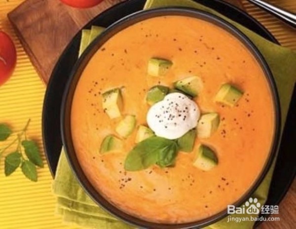 素食番茄汤食谱