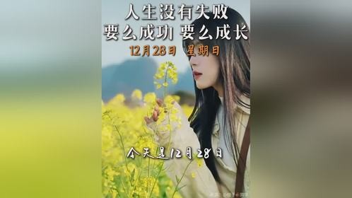 我的人生没有失败，要么成功，要么成长