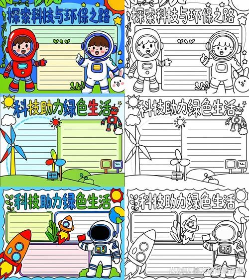 科技环保手抄报