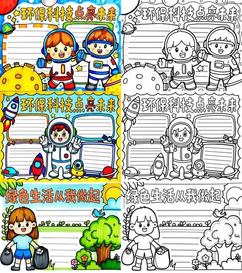 环保科技手抄报