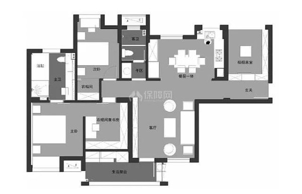 126㎡日式风家居设计，自然轻松的生活空间营造