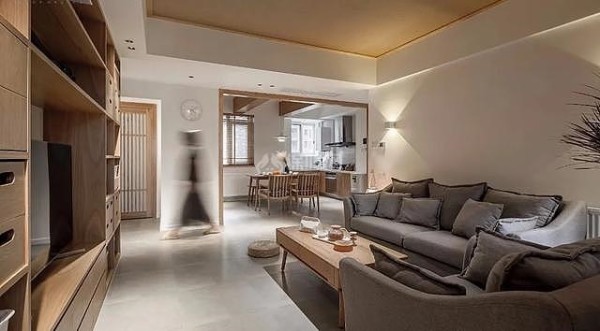 126㎡日式风家居设计，自然轻松的生活空间营造