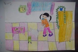 帮助妈妈做家务手抄报帮助妈妈做家务手-她决定帮助妈妈打扫好房间