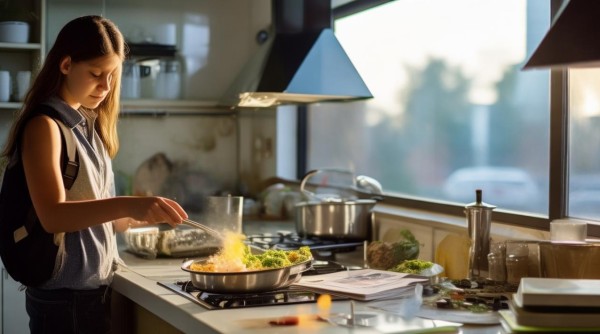 高中生如何平衡学业与学炒菜？烹饪技能与学业发展如何兼顾？