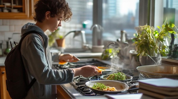 高中生如何平衡学业与学炒菜？烹饪技能与学业发展如何兼顾？